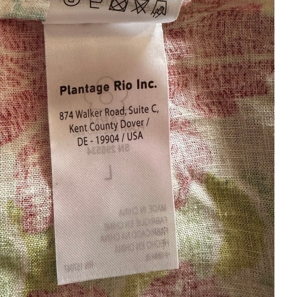 Farm Rio Queen of Fruits Tropical Kimono Jacket SZ‎ Lge Tie Beaded Tassel Fringe - Picture 12 of 16